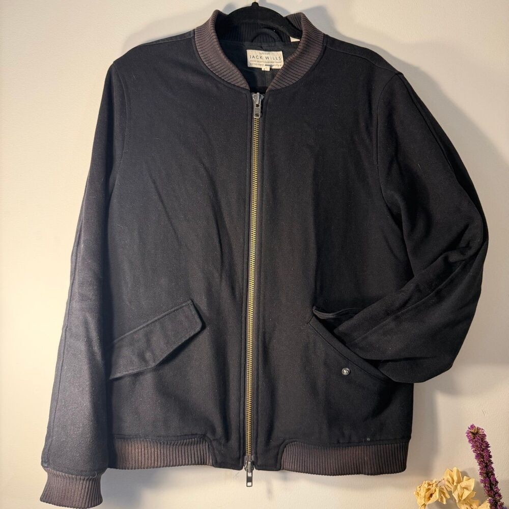 Jack Wills, wool blend bomber style jacket, men’s small